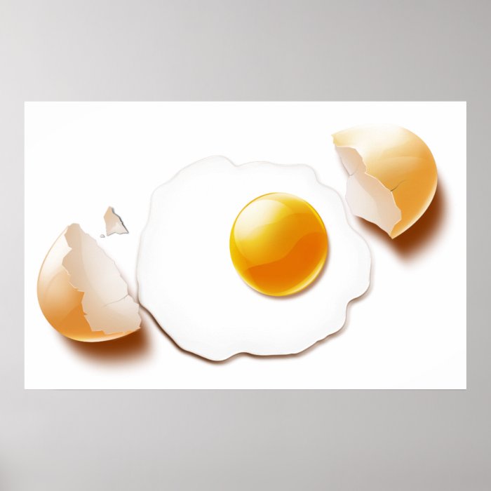 Cracked Egg Posters