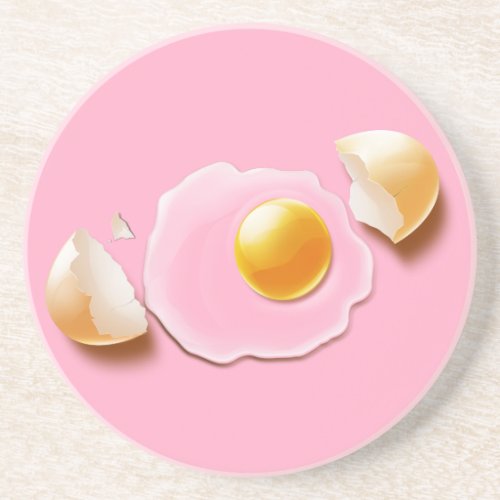 Cracked Egg Sandstone Coaster