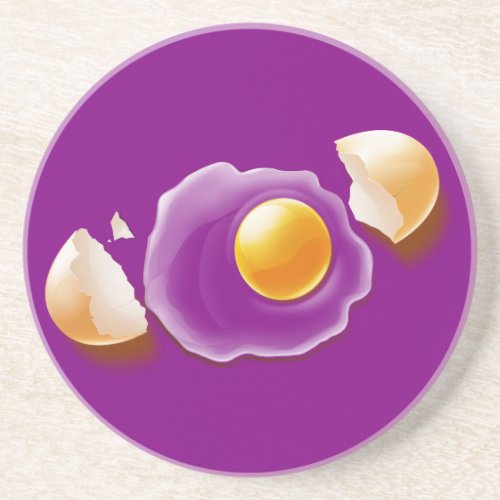 Cracked Egg Sandstone Coaster