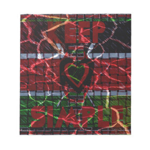 Cracked Flag: Keep It Simple - Kenyan Resilience Notepad