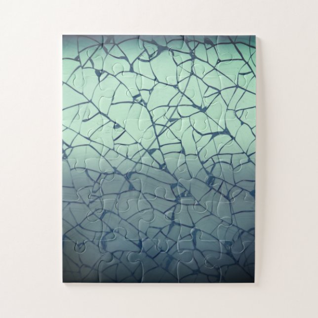 Cracked Glass Jigsaw Puzzle (Vertical)