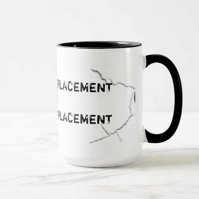 Cracked Greasy Thumb Print Mug (Right)