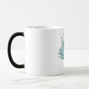 Cracked Ice Cube Illustration Art Color Morph Mug