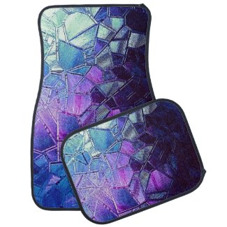 Cracked Ice of the Grape Punch Pond Car Mat