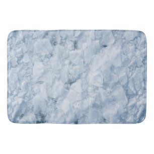 Cracked Ice Surface (Style 3) Oil Painting Bath Mat