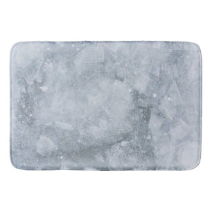 Cracked Ice Surface (Style 4) Oil Painting Bath Mat