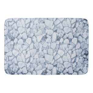 Cracked Ice Surface (Style 5) Oil Painting Bath Mat