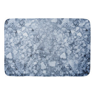 Cracked Ice Surface (Style 7) Oil Painting Bath Mat