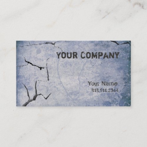 Cracked ii business card template
