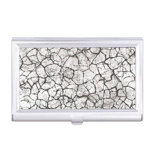 Cracked Marble Digital Pattern Business Card Case