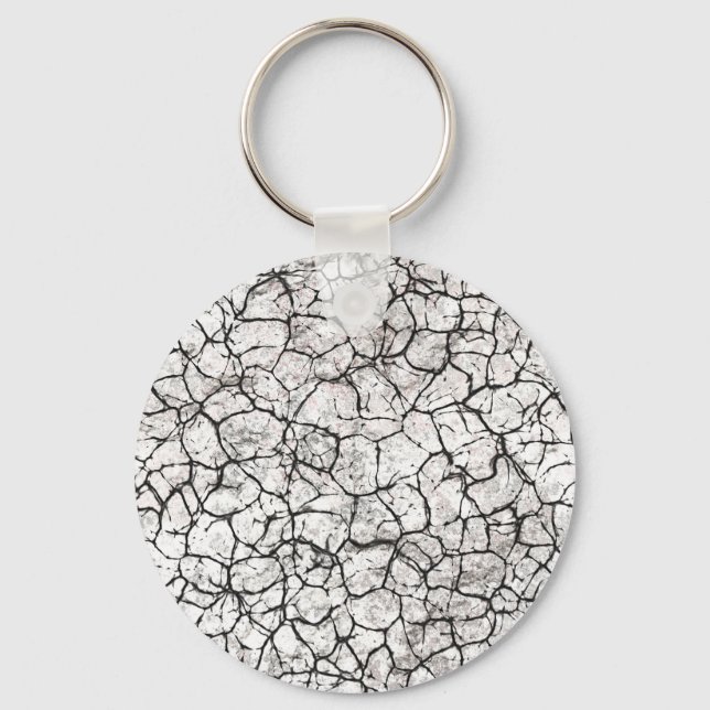 Cracked Marble Digital Pattern Keychain (Front)