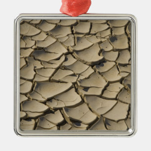 Cracked Mud formation in the Valley floor of Metal Ornament