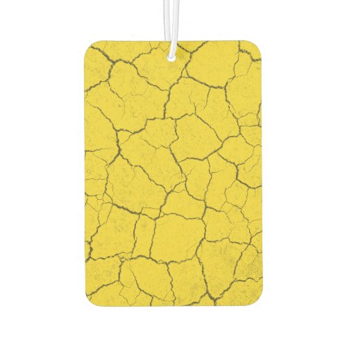 Cracked Mustard Yellow   Car Air Freshener