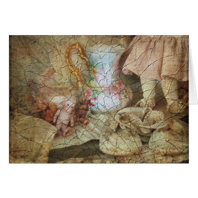 Cracked Old Painting Still Life (Front Horizontal)