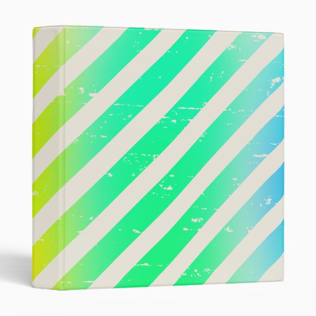 Cracked Ombre Stripes Binder (Front/Spine)