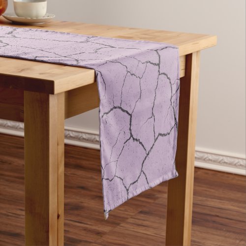 Cracked Pale Lavender Table Runner