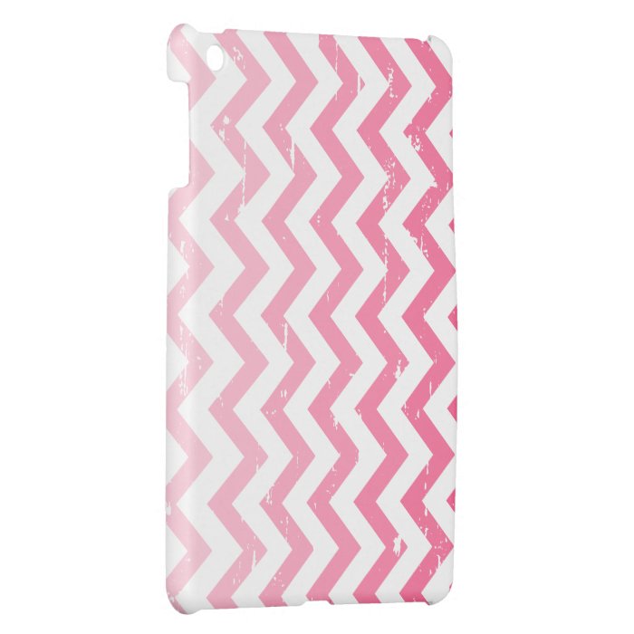 Cracked Pink Ombre Zigzag iPad Mini Case