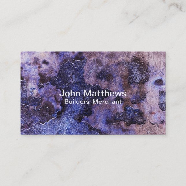 Cracked Plaster Business Card (Front)