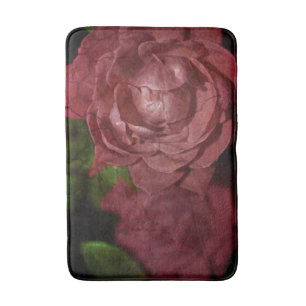 Cracked Red Rose by Shirley Taylor Bath Mat