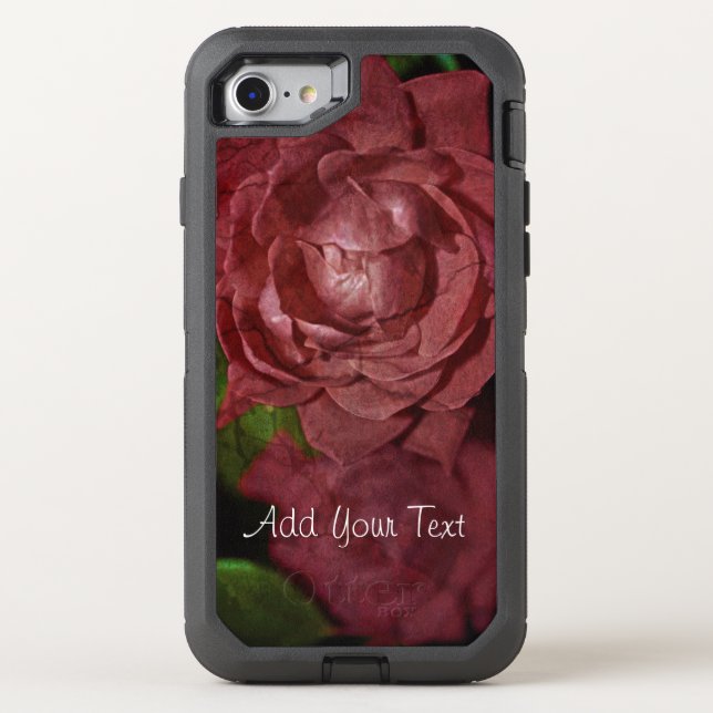 Cracked Red Rose by Shirley Taylor Otterbox iPhone Case (Back)
