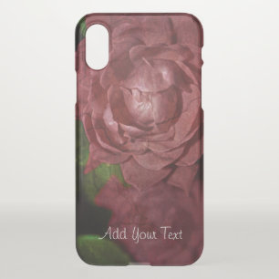 Cracked Red Rose by Shirley Taylor iPhone X Case