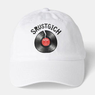 Cracked Retro LP Disc Punk Rock Hat