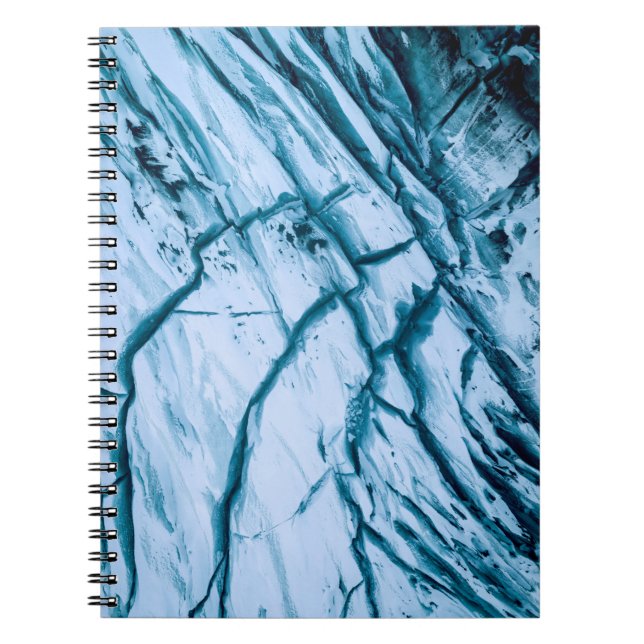 Cracked rock formation illustration notebook (Front)
