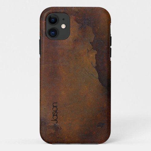 Cracked  Rusty Look  iPhone 11 Case