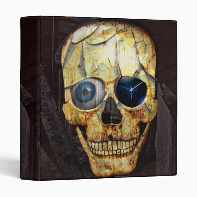 Cracked Skull Binder (Front/Spine)