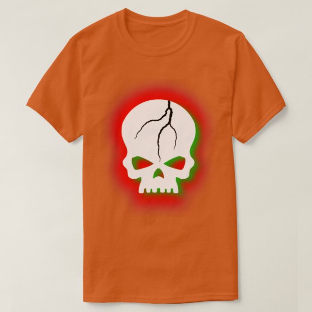 Cracked Skull T-Shirt (Design Front)