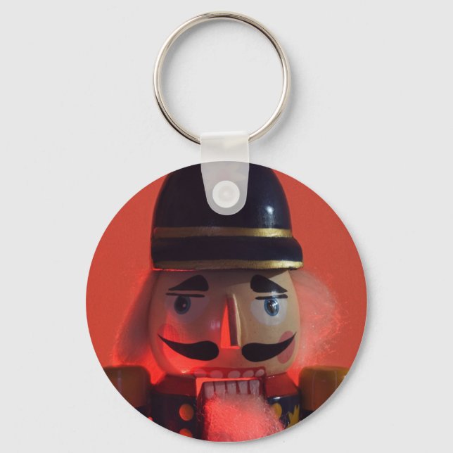 cracked smile keychain (Front)