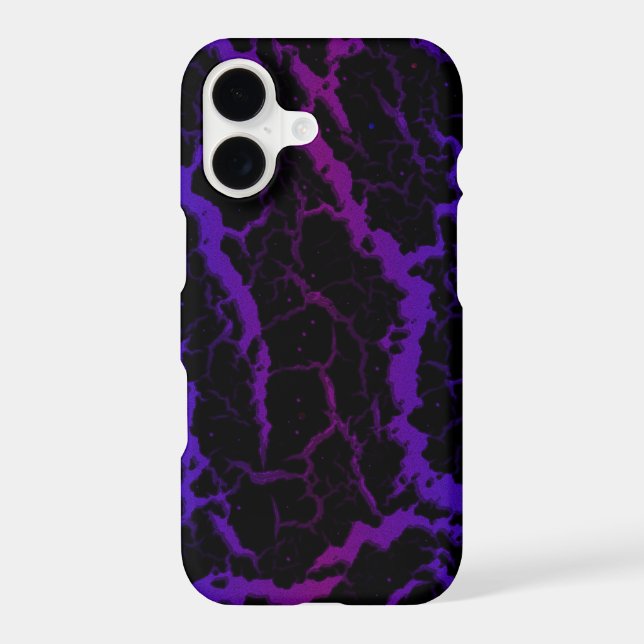 Cracked Space Lava - Blue/Purple Case-Mate iPhone Case (Back)