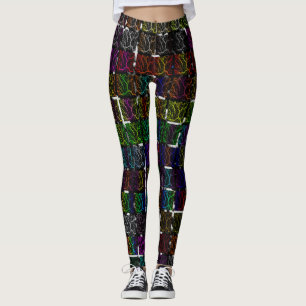 Cracked Space Lava Collection Leggings