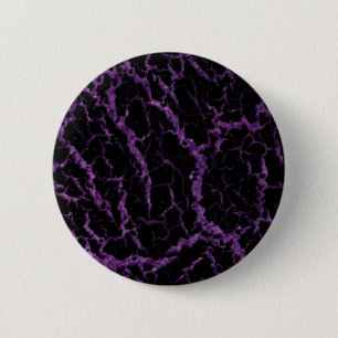 Cracked Space Lava - Glitter Purple Button
