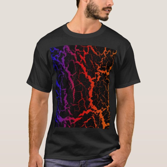 Cracked Space Lava - Heat PBROY T-Shirt (Front)