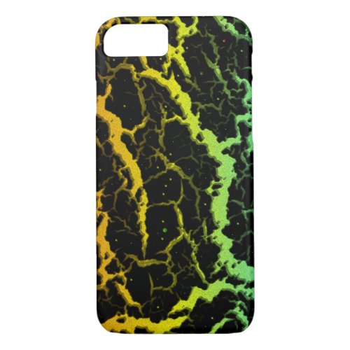 Cracked Space Lava _ Heat ROYCB iPhone 87 Case