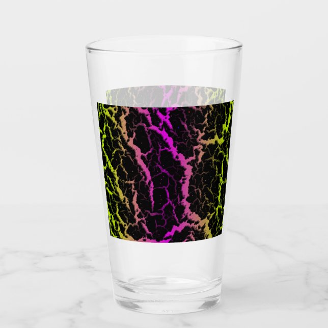 Cracked Space Lava - Lime/Pink Glass (Front)