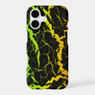 Cracked Space Lava - Rainbow BGYOR iPhone 17 Case