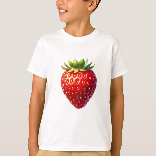 cracked strawberry T-Shirt (Front)