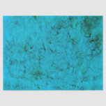 Cracked Turquoise Decoupage Background Tissue Paper
