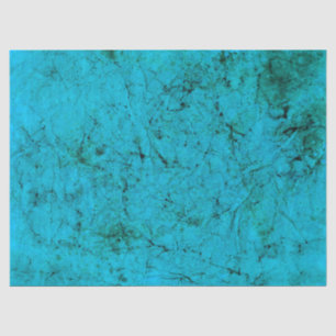 Cracked Turquoise Decoupage Background Tissue Paper