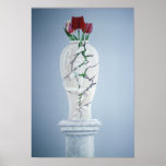 Cracked Urn Poster at Zazzle