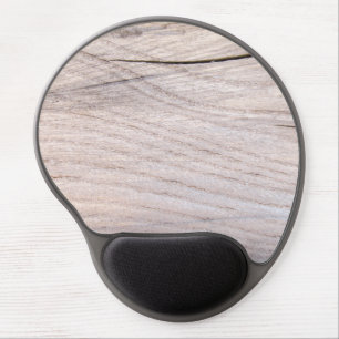 Cracked Wood Grain Gel Mousepad