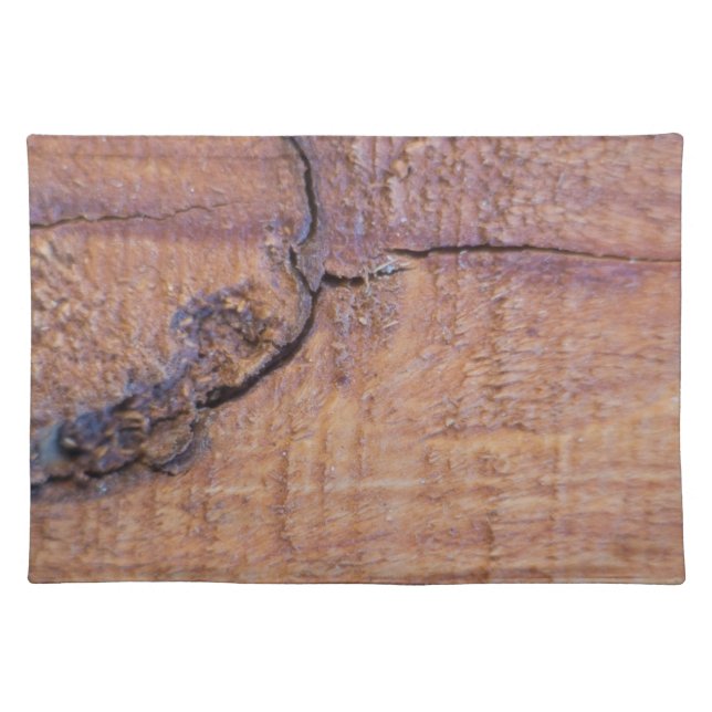 Cracked Wood Placemat (Front)