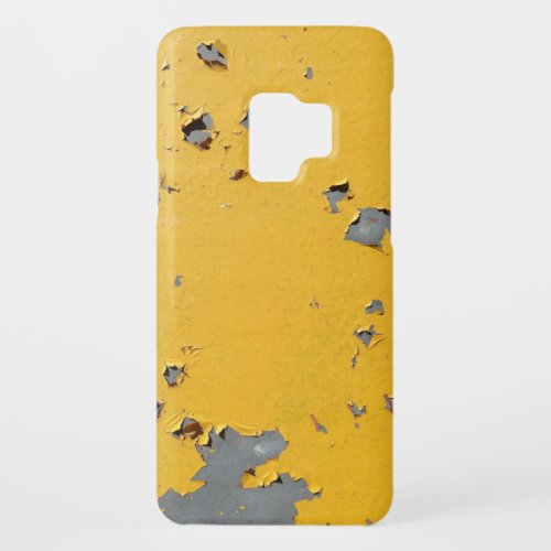 Cracked yellow metal dirty texture Case_Mate samsung galaxy s9 case