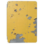 Cracked yellow metal: dirty texture. iPad air cover