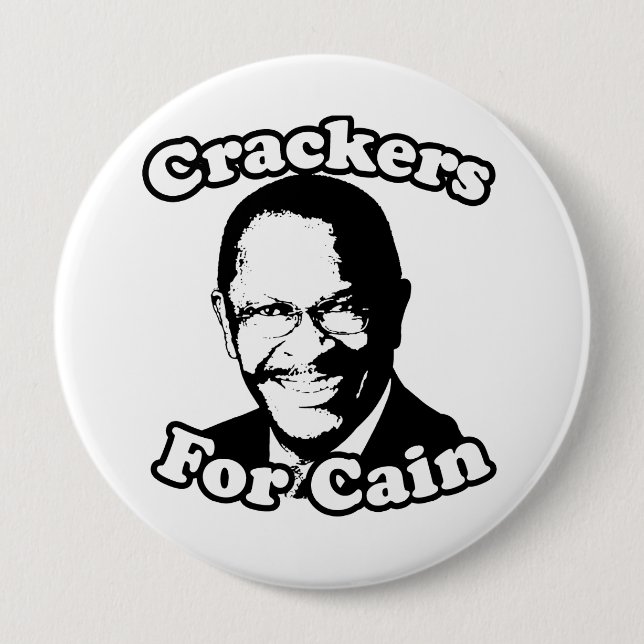 Crackers for Cain Pinback Button (Front)