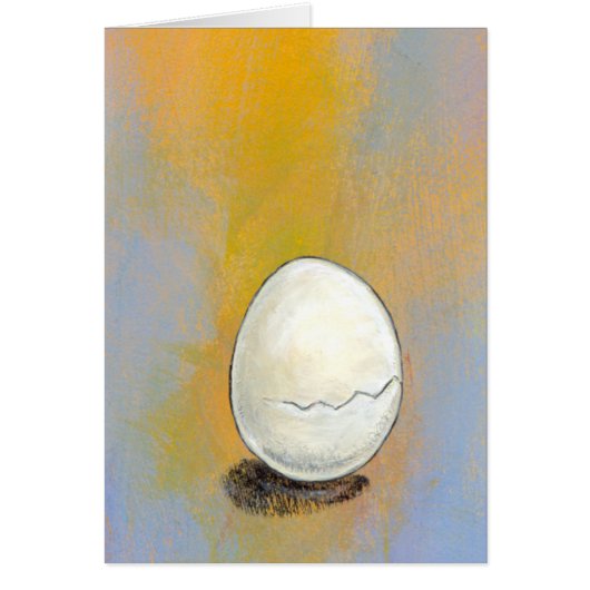 Cracking - beautiful egg potential art CUSTOMIZE Cards (Front)