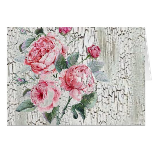 Crackle and Vintage Rose (Front Horizontal)