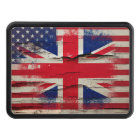 Crackle Paint | British American Flag